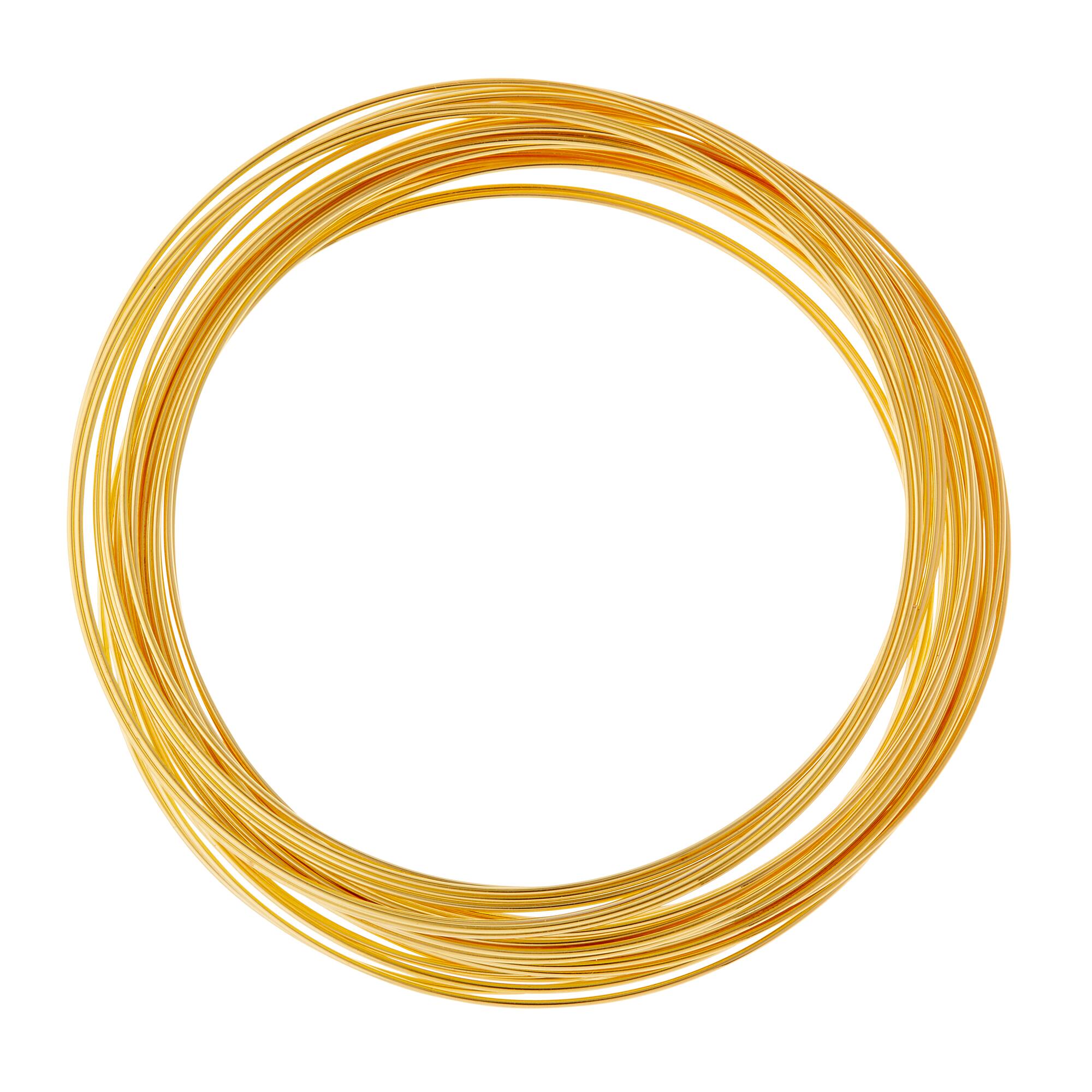 Beadalon® Memory Wire Large Bracelet, Gold